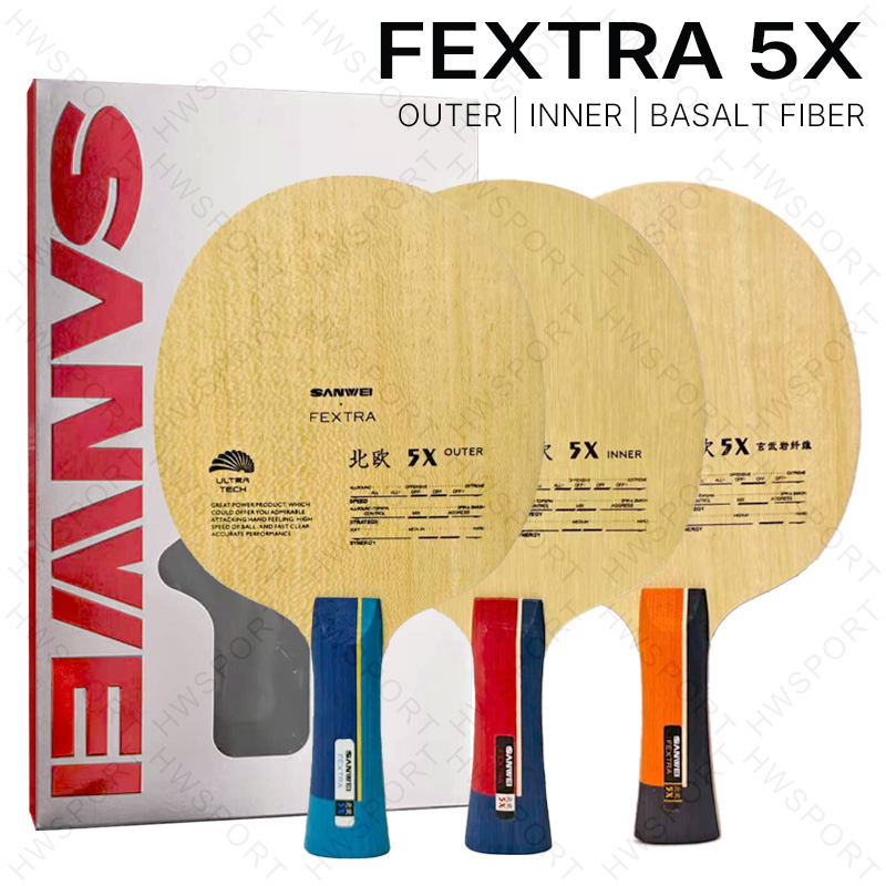 Table Tennis Viscaria - SANWEI FEXTRA 5X شفرة تنس الطاولة