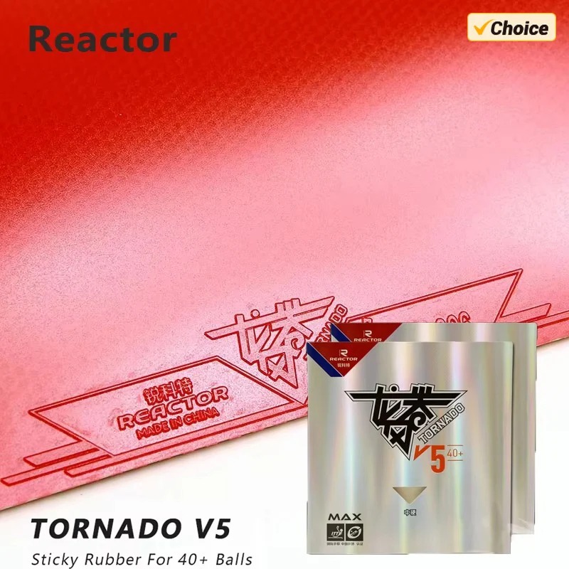 Table Tennis Association - مطاط تنس الطاولة REACTOR Tornado V5