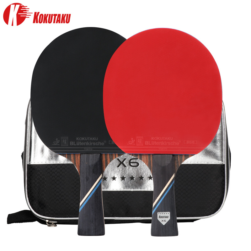 KOKUTAKU 2 قطعة 6 نجوم بينغ بو - مراجعة Table Tennis History وسعره