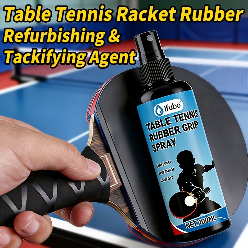 محلول العناية بمطاط مضرب تنس ا - مراجعة Table Tennis Grip Tape وسعره