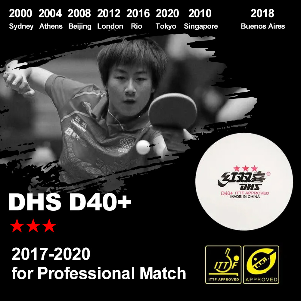 DHS D40 + DJ40 + كرات بينغ بون - مراجعة Table Tennis From وسعره
